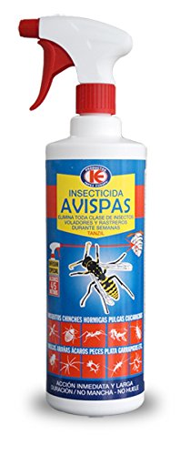 TANZIL AVISPAS Insecticida contra Avispas y toda clase de Insectos Voladores y Rastreros, Uso Público en General, Spray 1L.
