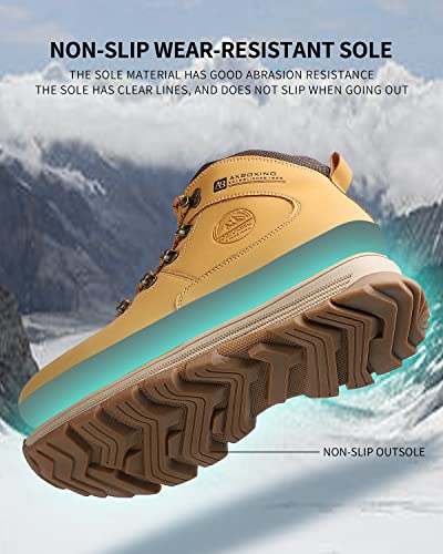 TARELO Botas Hombre Botines Zapatos Invierno Montaña Boots Azul 43