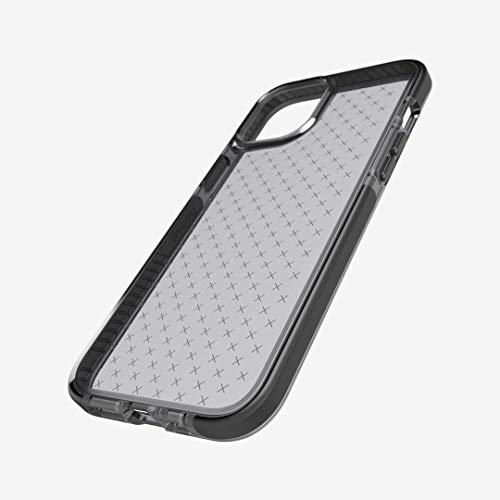 tech21 EVO Check - Carcasa antimicrobiana para iPhone 12 Pro MAX 5G, Color Negro