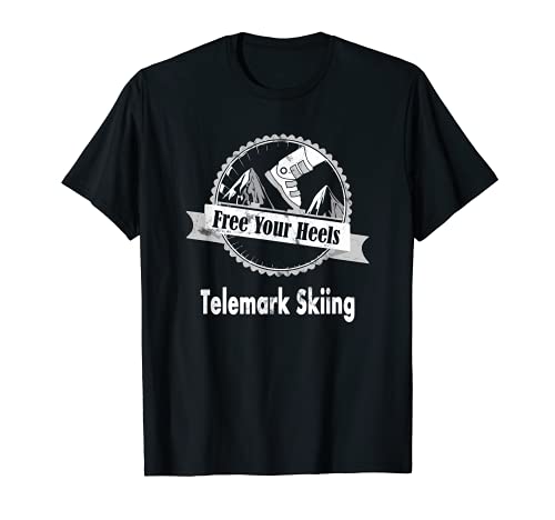 Telemark Esquiar Free you Heel - Think different Ski Camiseta
