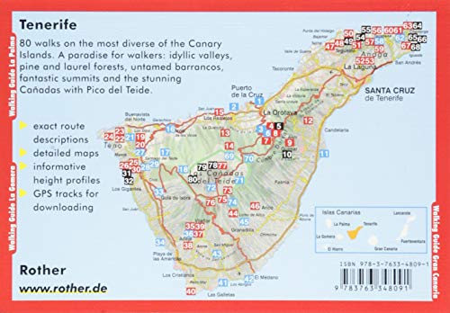 Tenerife. The finest coastal and mountain walks. 70 Walks. Rother Walking Guide. (Tenerife: Walking guide 85 walks)