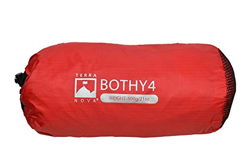 Terra Nova Bothy - Caseta de Supervivencia, Color Rojo, tamaño 2 Personne