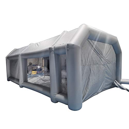 TFCFL Cabina de pulverización inflable para coche, tienda de campaña para fiestas, camping, tienda de aire (sin secador) (4 x 2,5 x 2,2 m)