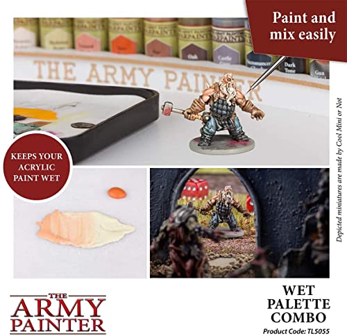 The Army Painter | Hydro Pack Refills | Recarga para la Paleta: 50 Toallitas y 2 Esponjas para Pintar Figuras Miniatura de Wargaming | Juego de Guerra