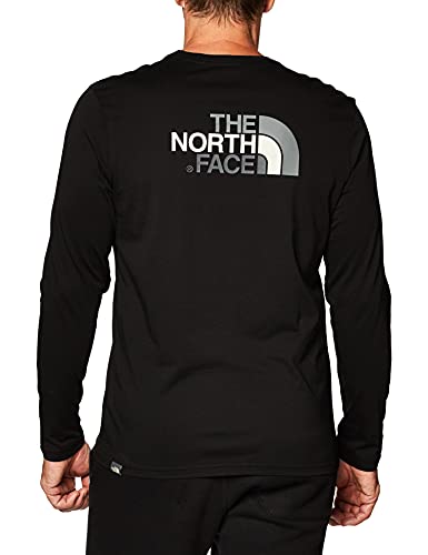 The North Face M L/S Easy tee Blk Gr, Hombre, TNF Black/Zinc Grey