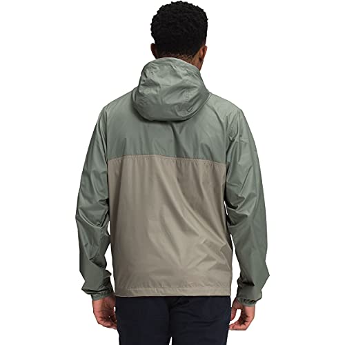 The North Face Men's Cyclone Anorak, Agave Green/Mineral Grey, S
