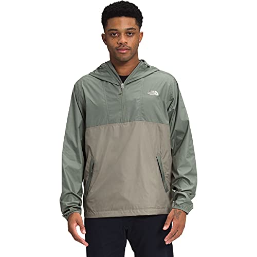The North Face Men's Cyclone Anorak, Agave Green/Mineral Grey, S