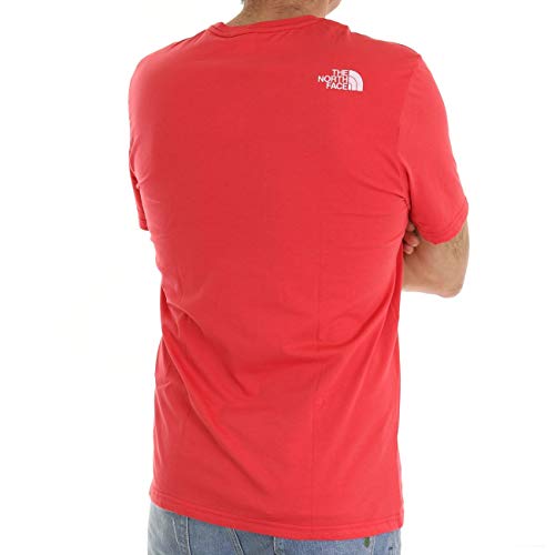 The North Face Men's S/S Rust 2 tee Camiseta, R. Red, L Hombre