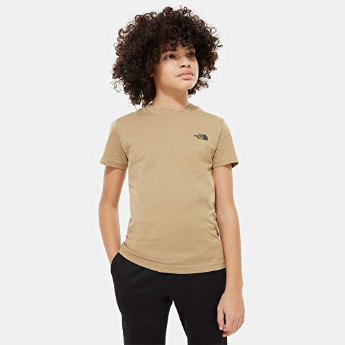 The North Face Y SS Simple Dome tee Kelp Tan, Unisex Adulto, XL