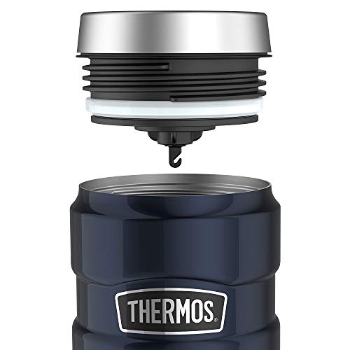 Thermos 101509 - Vaso de viaje de acero inoxidable, azul oscuro, 0.47L