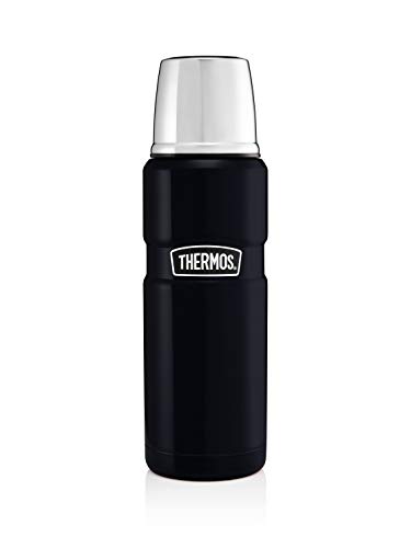 THERMOS King - Botella térmica Negro Negro Mate Talla:0,47 litros