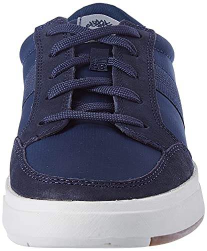 Timberland Davis Square F/L Oxford Sneaker Basic Zapatillas para Hombre, Azul (Navy Nubuck), 43 EU