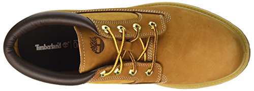 Timberland Nellie Chukka Leather Sde Botas para Mujer, Amarillo (Wheat Nubuck), 37.5 EU