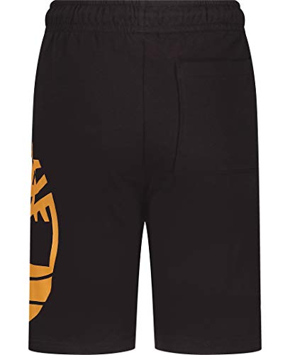 Timberland Pantalones Cortos de Punto con cordón y Logo para niño, Night, M