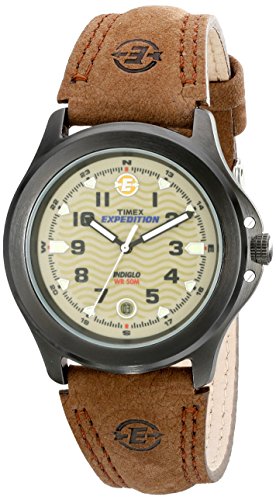 Timex Sport & Outdoor T47012SU - Reloj analógico de Cuarzo para Hombre, Correa de Cuero Color marrón
