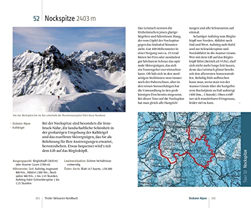 Tiroler Skitouren Handbuch: Über 150 Berge für Einsteiger und Profis