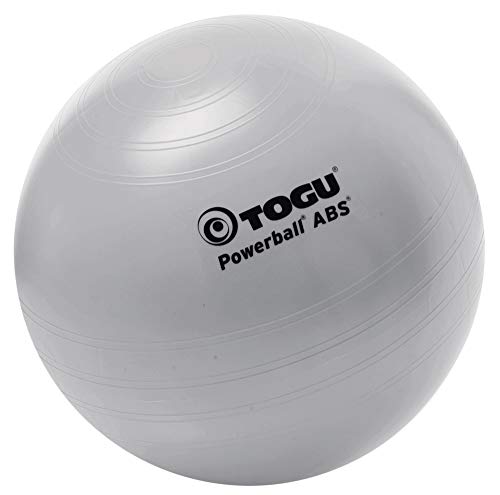 TOGU Powerball ABS - Pelota para Fitness (75 cm), Color Plateado