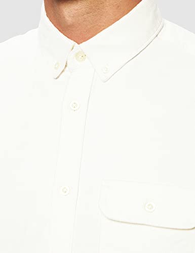 Tom Tailor 1026966 Camisa básica de Pana, 10332 Off White, XXL para Hombre