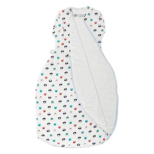 Tommee Tippee Saco de dormir para bebé, The Original Grobag Snuggle, tela suave rica en algodón, 0-4m, 2,5 Tog, gato y ratón