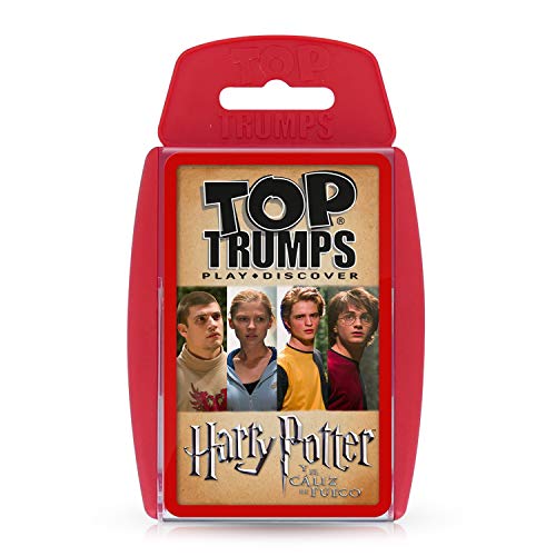 Top Trumps Harry Potter y El Caliz de Fuego | Juego de Cartas Educativo. Utiliza tus conocimientos sobre tus personajes favoritos para ganar - Versión en Español