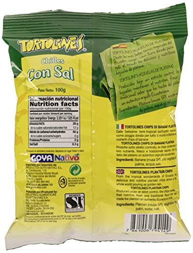 Tortolines - Chifles con Sal, 100 g