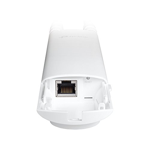 TP-Link EAP225-Outdoor-Omada AC1200 Punto de acceso inalámbrico– Impermeable, Resistente al polvo, Protección contra rayos, 802.11ac wave 2, Gigabit, Gestión centralizada, PoE de suministro eléctrico
