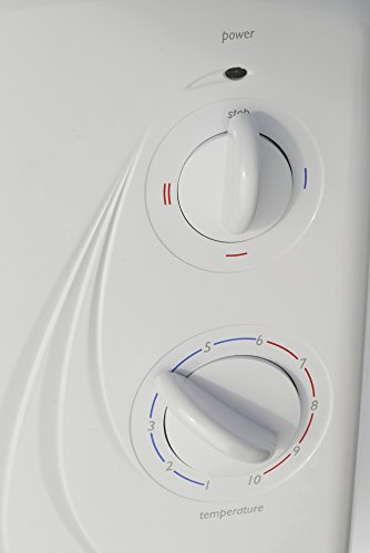 Triton Seville - Ducha eléctrica (10,5 kW), color blanco