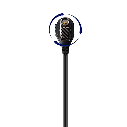 UAYESOK Walkie Talkie Talkie de 2,5 mm con micrófono PTT para Motorola Talkabout TLKR T92 H20 PMR446 T6 T7 T8 T9 T61 T62 T80 T81 T82 Cobra de 2 vías (1 unidad)