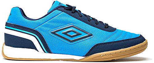 Umbro Futsal Street V, Zapatillas Hombre, Azul (Ibiza Blue/Dark Navy/White Gz9), 44 EU
