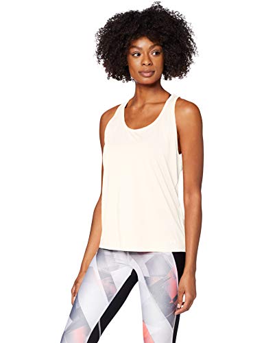 Under Armour Fly by Classic Racerback Camiseta sin Mangas, Mujer, Blanco, M
