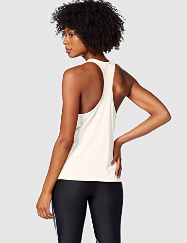 Under Armour Fly by Classic Racerback Camiseta sin Mangas, Mujer, Blanco, M