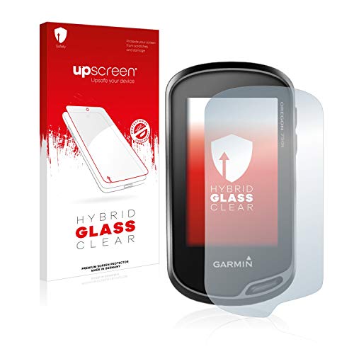 upscreen Protector Pantalla Híbrido Compatible con Garmin Oregon 750t Hybrid Glass – 9H Dureza