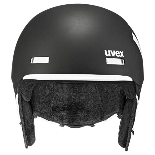 uvex hlmt 50 Casco de esquí, Adultos Unisex, Black-White Mat, 52-55 cm