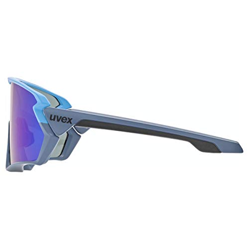 uvex Sportstyle 231 Gafas de Deporte, Adultos Unisex, Blue Grey Mat/Mirror Blue, One Size