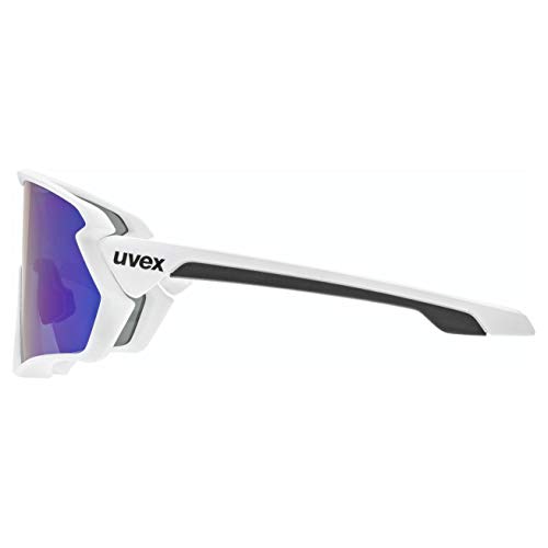 uvex Sportstyle 231 Gafas de Deporte, Adultos Unisex, White Mat/Mirror Blue, One Size