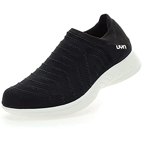 UYN 3D Ribs Shoes, Zapatillas de Deporte Mujer, Black/Charcoal, 40 EU