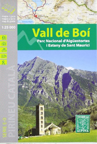 Vall de Boí, mapa excursionista. Escala 1:25.000. Español, Català. English. Editorial Alpina. (ALPINA 25 - 1/25.000)