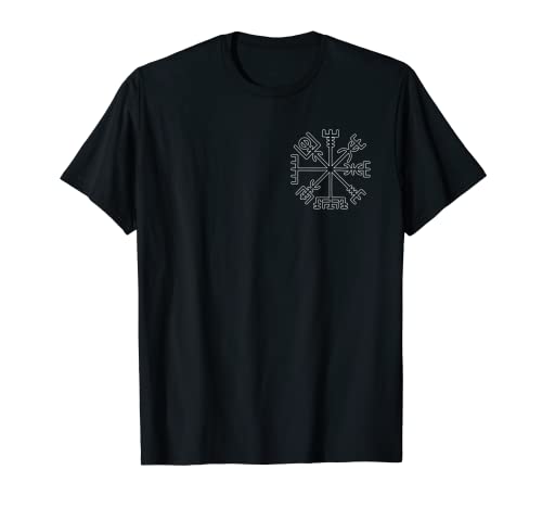 Vegvisir - Brújula vikinga minimalista Camiseta