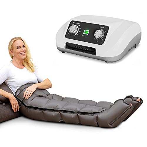 Venen Engel ® 6 aparato de masajes con pantalones, 6 cámaras de aire desactivables, tiempo y presión fáciles de configurar, masaje sin interrupciones