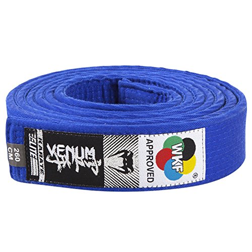 VENUM Karate Belt - Cinturón de Karate, Color Azul, 260 cm