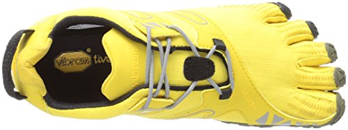 Vibram FiveFingers V-Trail, Zapatillas de Running para Asfalto Mujer, Amarillo (Yellow/Black), 36 EU