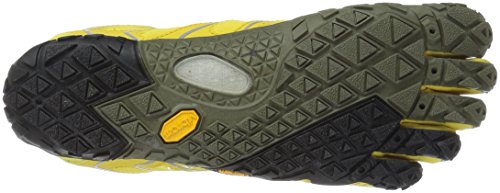Vibram FiveFingers V-Trail, Zapatillas de Running para Asfalto Mujer, Amarillo (Yellow/Black), 36 EU