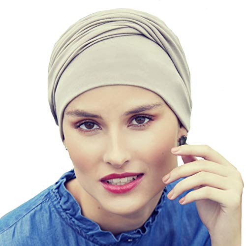Viva Headwear Gorro Zoya Super Suave para Mujeres con Alopecia (Caqui Vintage)