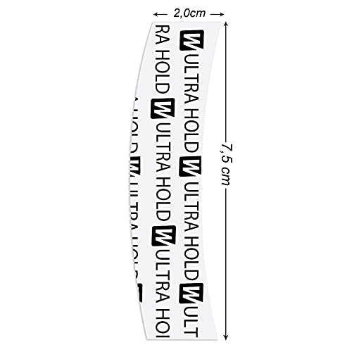 Walker Tape - Pack de 36 cintas adhesivas de fijación extrafuerte Ultra Hold con contorno en forma de C