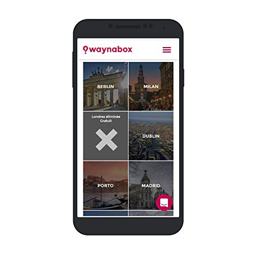 Waynabox Caja Regalo - ¡Descubre Europa! - Vuelos a una Ciudad Europea - El Mejor Cofre de experiencias para Regalar