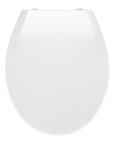 WENKO Tapa de WC Kos Aroma - Asiento de inodoro con dispositivo automático de descenso y cartucho de fragancia integrado para mayor frescura y limpieza, Thermoplast, 37 x 44 cm, Blanco