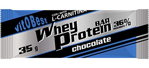 WHEY PROTEIN BAR 35 g CHOCO (25 Uds.) - Suplementos Alimentación y Suplementos Deportivos - Vitobest