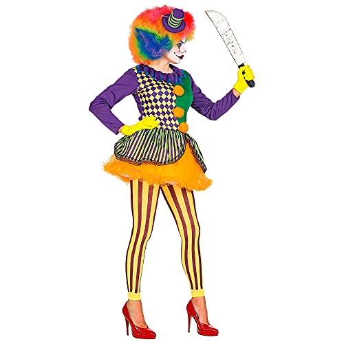 WIDMANN- Evil Joker Disfraz, Multicolor, S (02851)