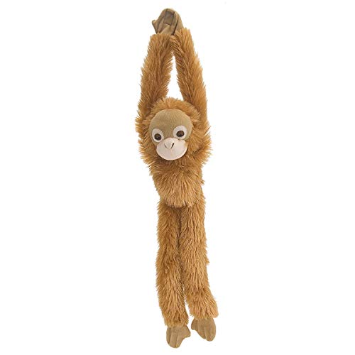 Wild Republic - Hanging Monkey, Mono de Peluche orangután, 51 cm (15254)