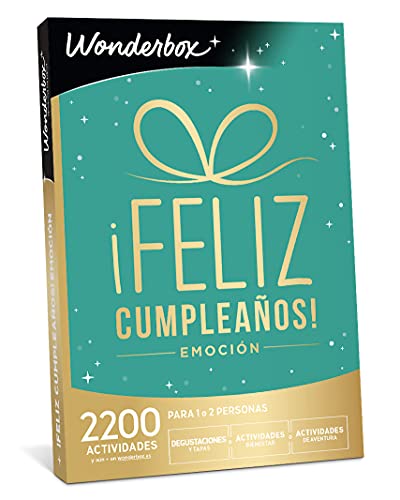 WONDERBOX - Caja regalo - ¡Feliz cumpleaños! emoción